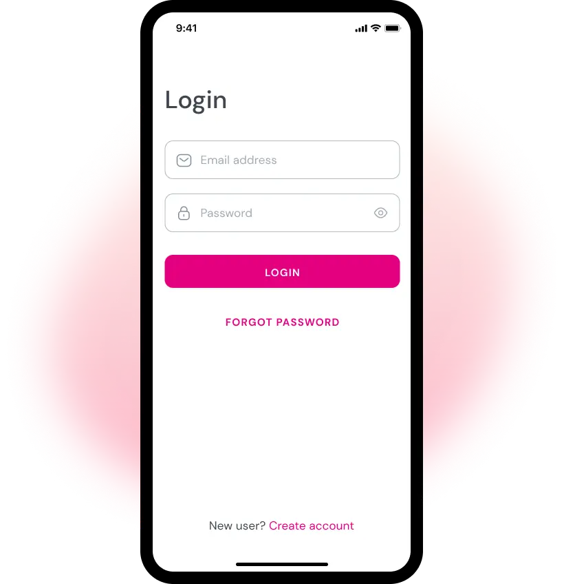 Sign in to Oolfa using email & password or tab on the "Forgot Password" button to reset password