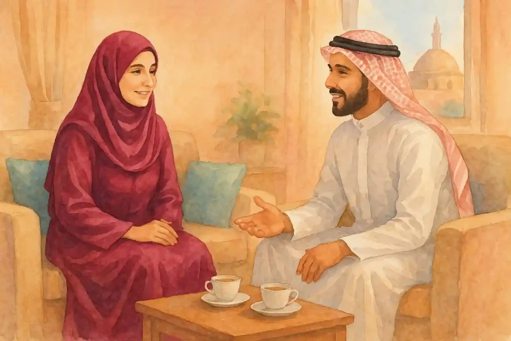 كيف أتكلم مع خطيبي بدون خجل